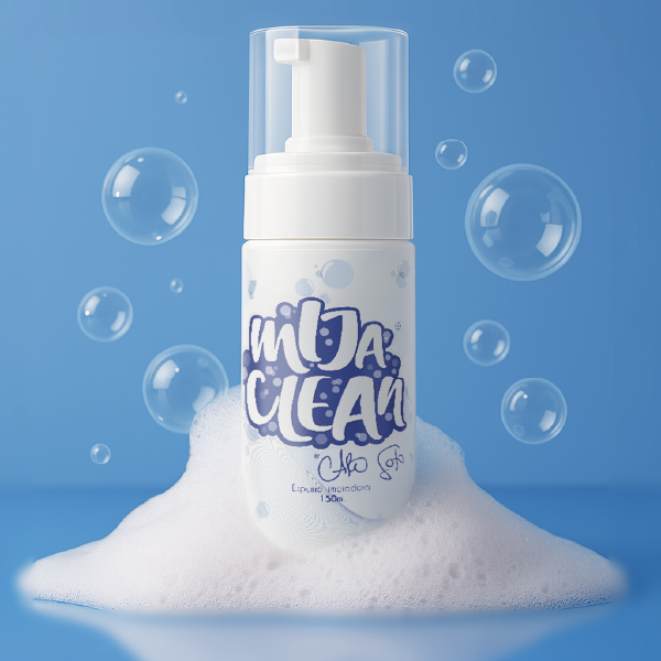 🧼 Kit Mija Clean + Cepillo limpiador– Kit Espuma Limpiadora para Tenis Blancos y Calzado Casual