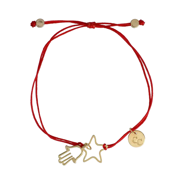 Pulsera hilo clavel