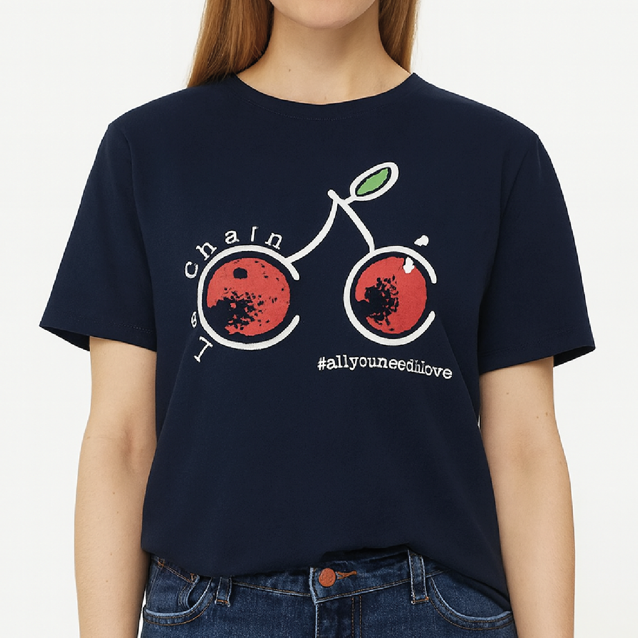 CAMISETA LA CHAIN AZUL